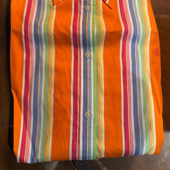 Women's Ralph Lauren Multi-Colored Blouse Size 3X NWOT - Picture 2 of 6